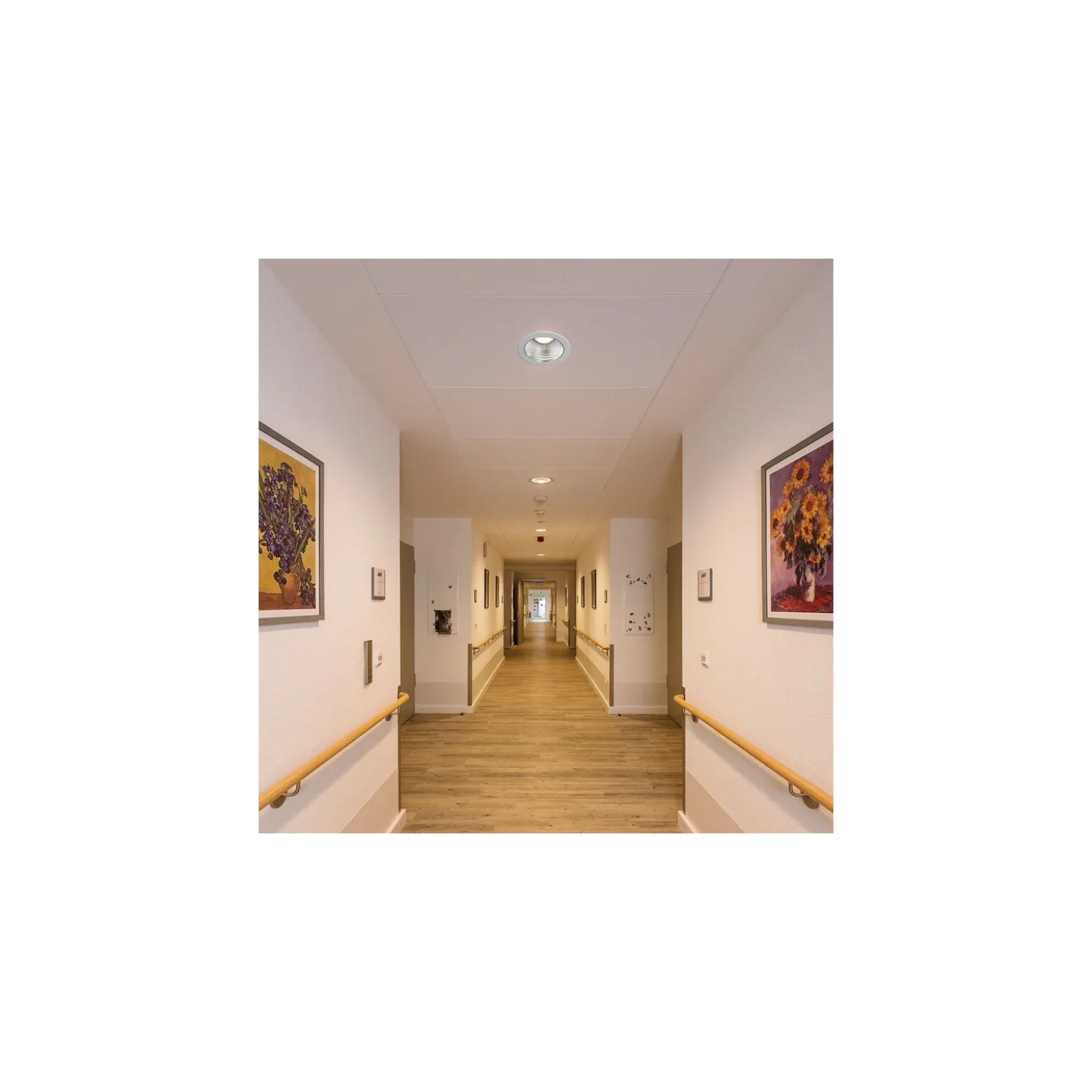 Dotlux LED Downlight Cirkel Vit 18W 1980lm 90D - 830-857 CCT | 172mm - Utskärning 150mm - UGR <19