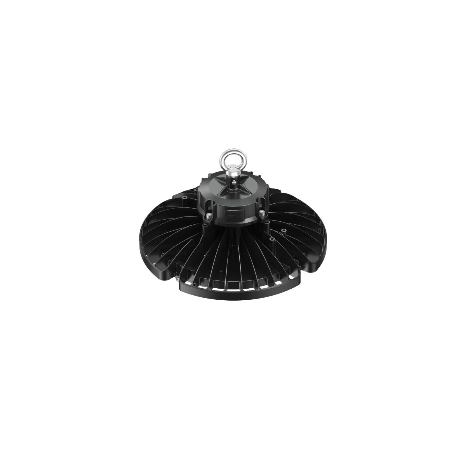 Dotlux LED Highbay Lightshower Smart Plus Svart 120W 21092lm 120D - 850 Kallvit | IP54 - 1-10V Dimbar - Justerbara Watt