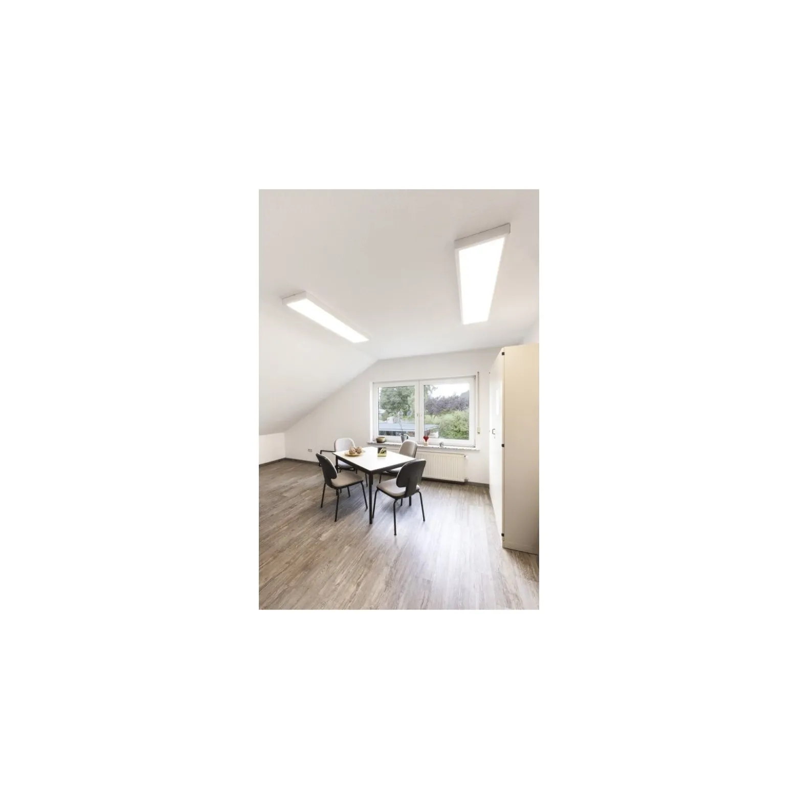 Dotlux LED Panel Big Vit 34W 4300lm - 830-857 CCT | 120x30cm - IP40 - UGR <19 - 4-Stift HCL Ready