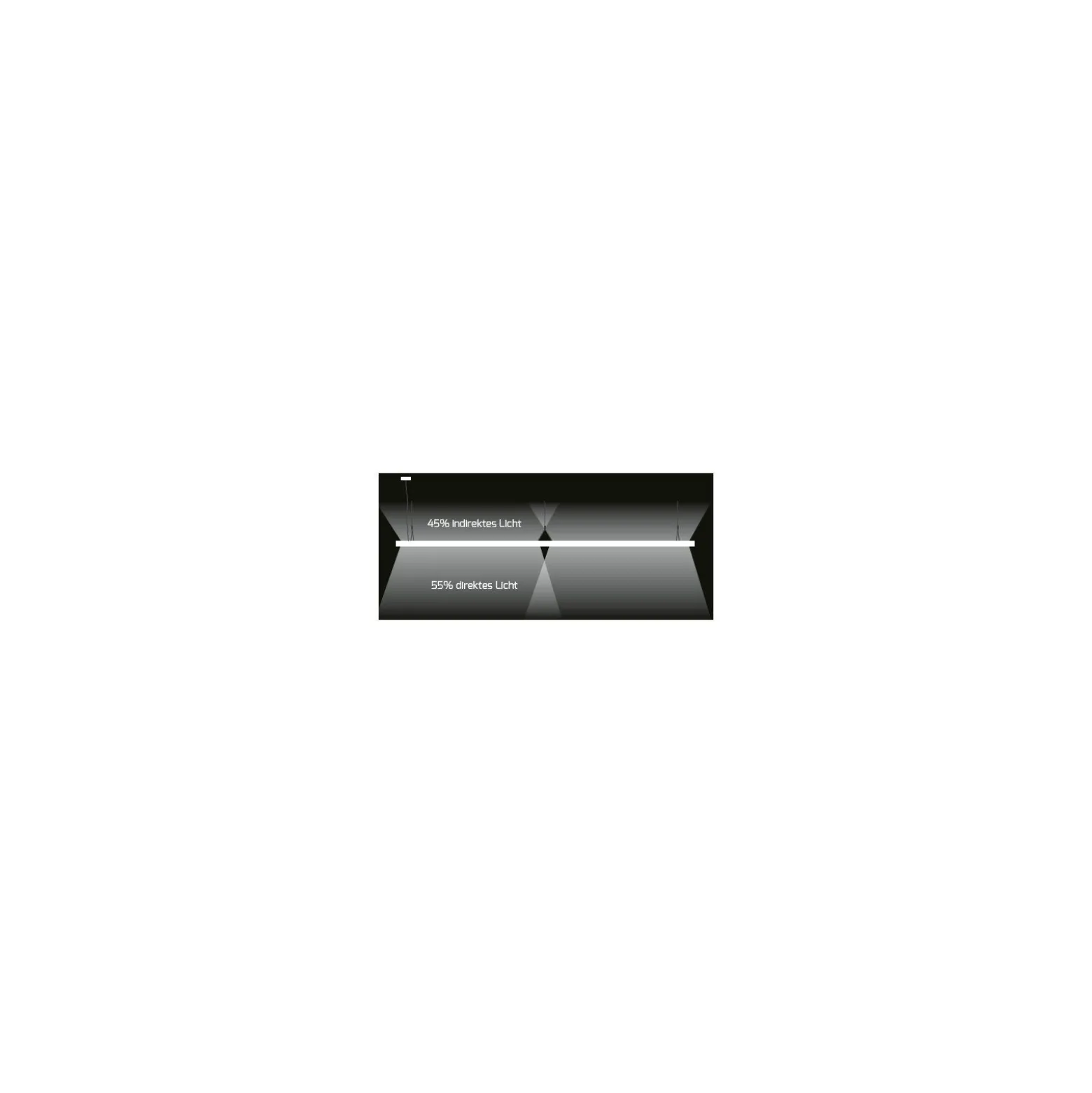 Dotlux LED Panel Office Vit 54W 5670lm - 830-857 CCT | 120x30cm - IP40 - UGR <19 - 1-10V Dimbar - Inkl. Upphängningssats