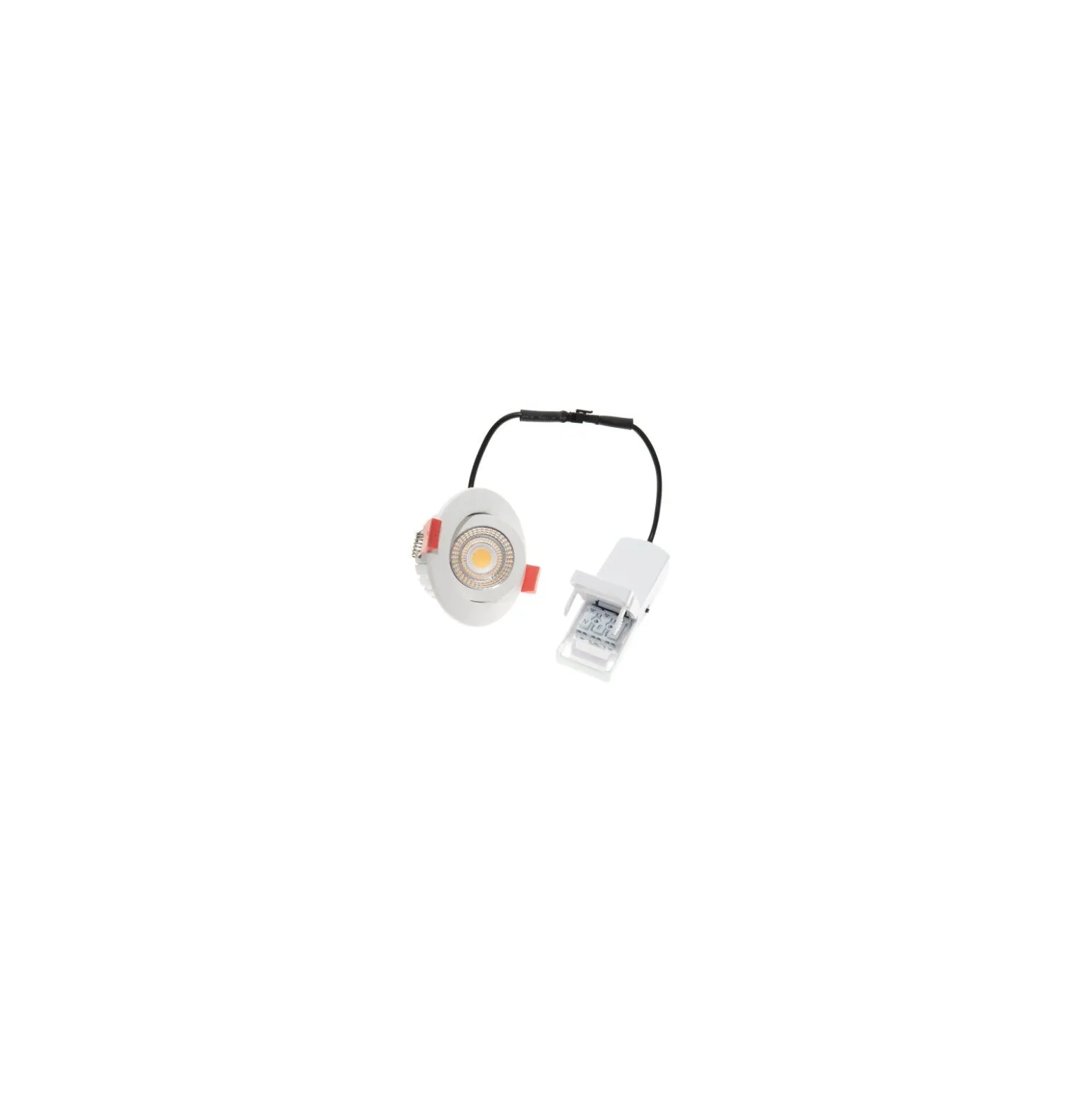 Dotlux LED Spot Heatspin Vit 7W 665lm 60D - 930-957 CCT | 90mm - Utskärning 68mm - Bästa Färgåtergivning - Dimbar