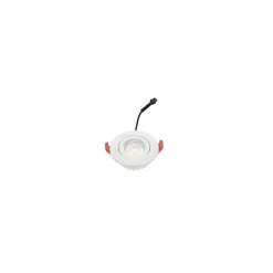 Dotlux LED Spot Heatspin Vit 7W 665lm 60D - 930-957 CCT | 90mm - Utskärning 68mm - Bästa Färgåtergivning - Dimbar