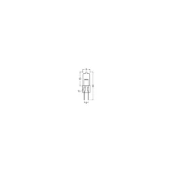 Dubbelpack 2x Osram Halostar Ugn G4 Kapsel 20W 300lm - 929 Extra Varm Vit