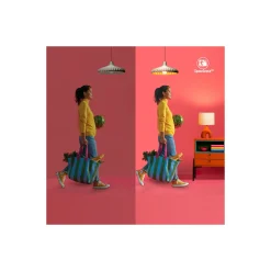 Dubbelpack 2x WiZ Smart LED E27 Päron Filament Matt 9W 806lm - 822-865 Justerbar Vit + RGB | Dimbar - Ersättare 60W