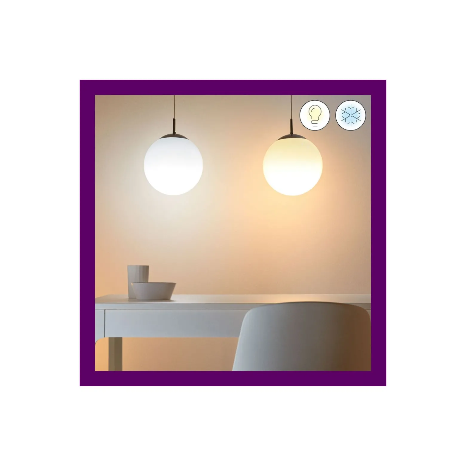 Dubbelpack 2x WiZ Smart LED E27 Päron Filament Matt 9W 806lm - 822-865 Justerbar Vit + RGB | Dimbar - Ersättare 60W