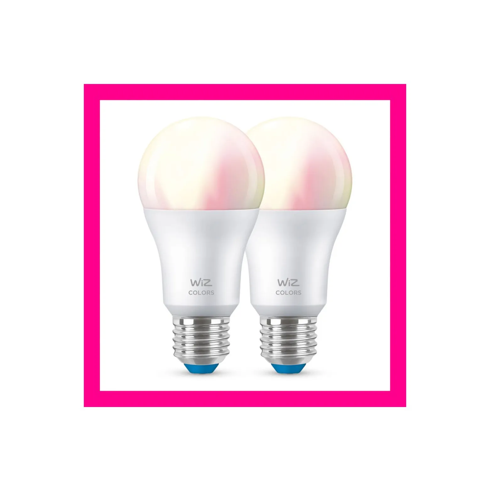 Dubbelpack 2x WiZ Smart LED E27 Päron Filament Matt 9W 806lm - 822-865 Justerbar Vit + RGB | Dimbar - Ersättare 60W