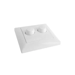 EcoDim Dimmerknapp DUO Busch-Jaeger Balance SI incl. Rotary Lock Platta