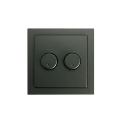 EcoDim Dimmerknapp DUO Busch-Jaeger Future Linear incl. Rotary Lock Platta