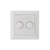 EcoDim Dimmerknapp DUO GIRA/JUNG/Merten incl. Rotary Lock Platta
