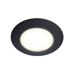 EcoDim Infälld Spot Svart 3W 240lm 90D - 827 Extra Varm Vit | 62mm - Utskärning 55mm - IP54 - Dimbar