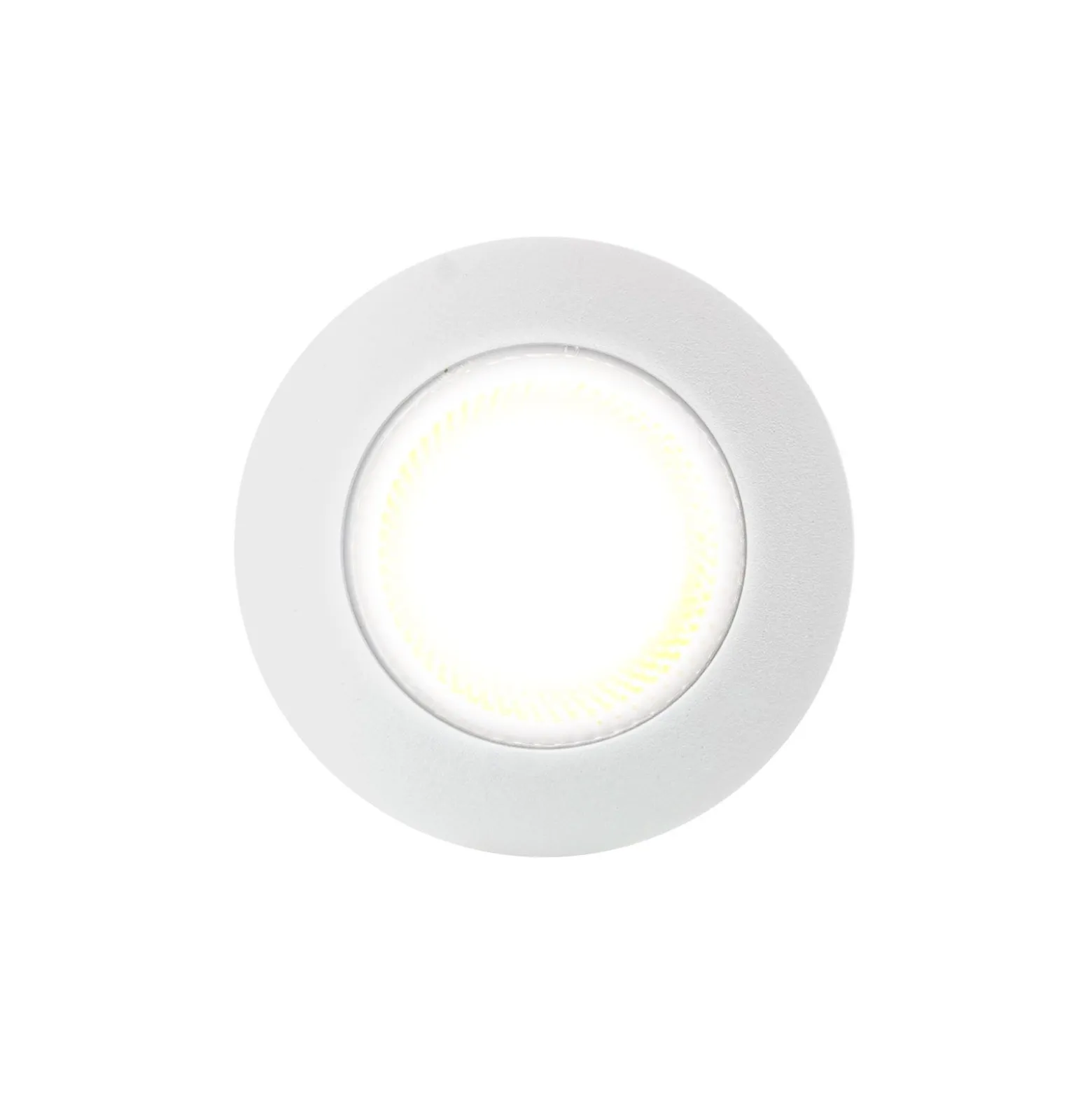 EcoDim Infälld Spot Vit 3W 240lm 90D - 827 Extra Varm Vit | 62mm - Utskärning 55mm - IP54 - Dimbar