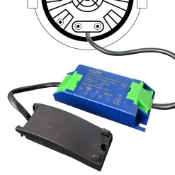 EcoDim Infälld Spot Vit 6W 450lm 60D 827- 860 Justerbar Vit | RGB - 85mm - Utskärning 75mm - IP54 - Zigbee Dimbar