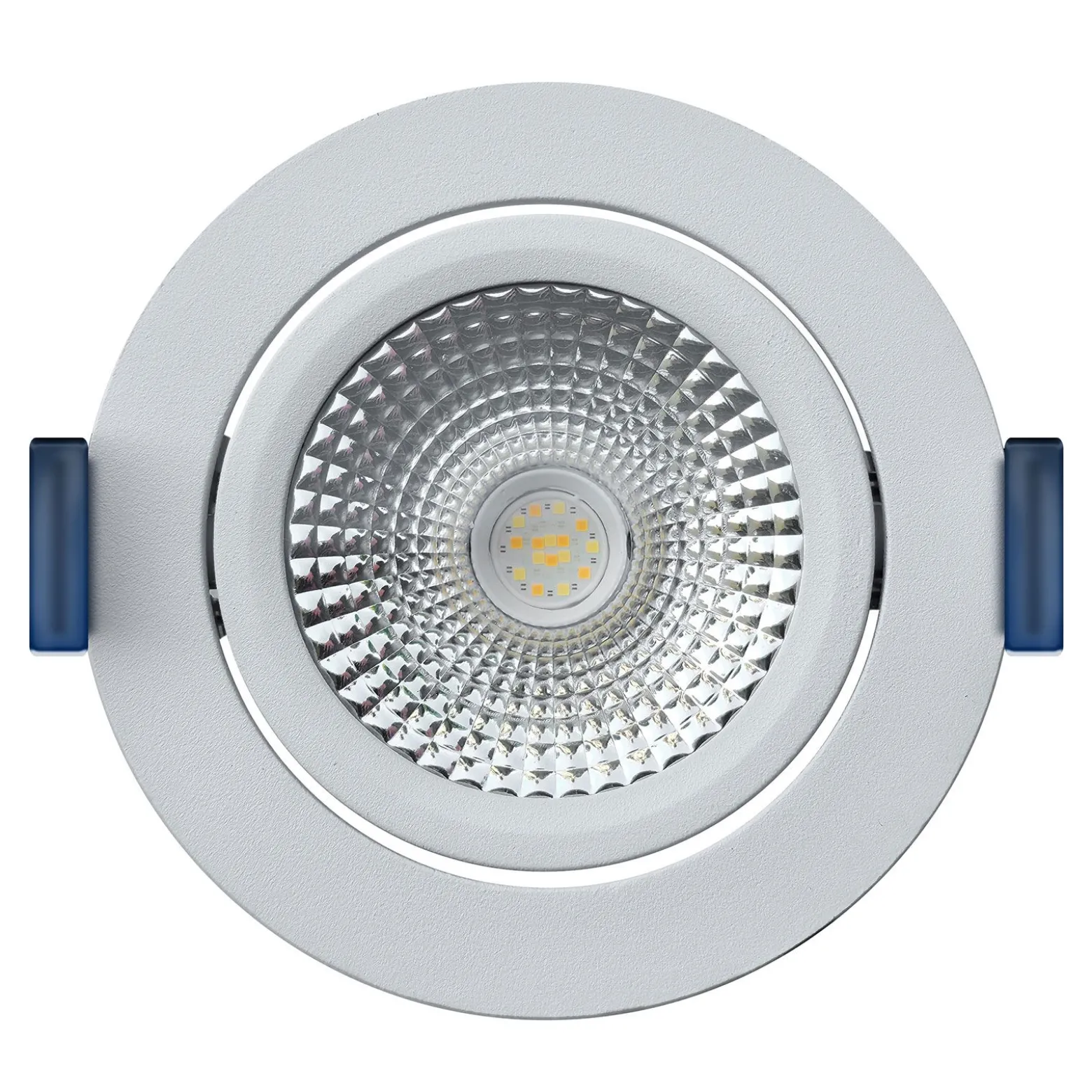 EcoDim Infälld Spot Vit 6W 450lm 60D 827- 860 Justerbar Vit | RGB - 85mm - Utskärning 75mm - IP54 - Zigbee Dimbar