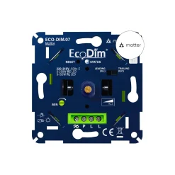 EcoDim.07 LED Dimmer Matter Tryck/Vrid 0-250W (RLC)