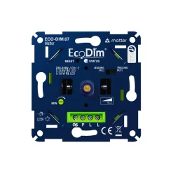 EcoDim.07 LED Dimmer Matter Tryck/Vrid 0-250W (RLC)