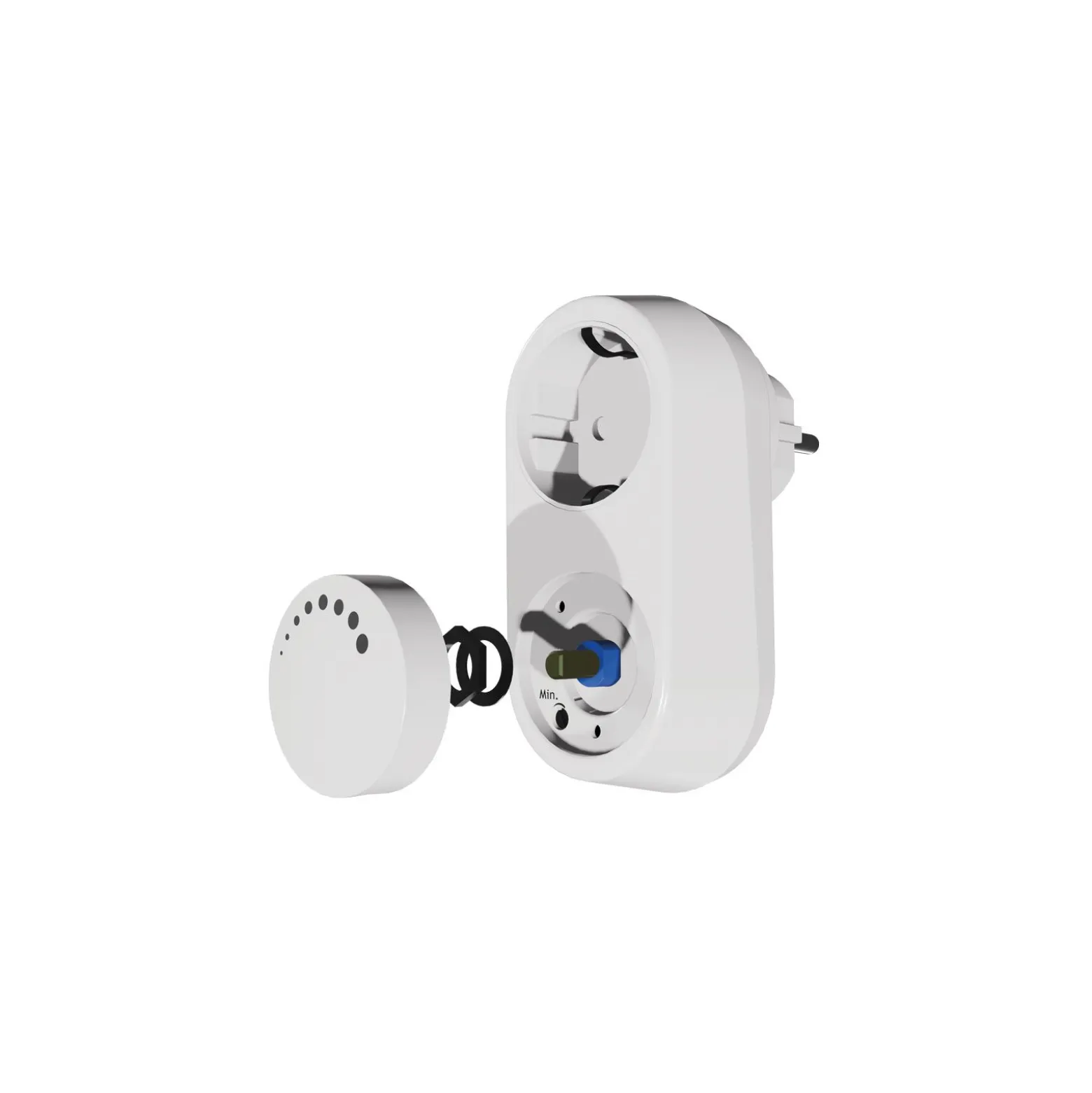 EcoDim.06 LED Dimmer Strömkontakt 0-100W (RC)