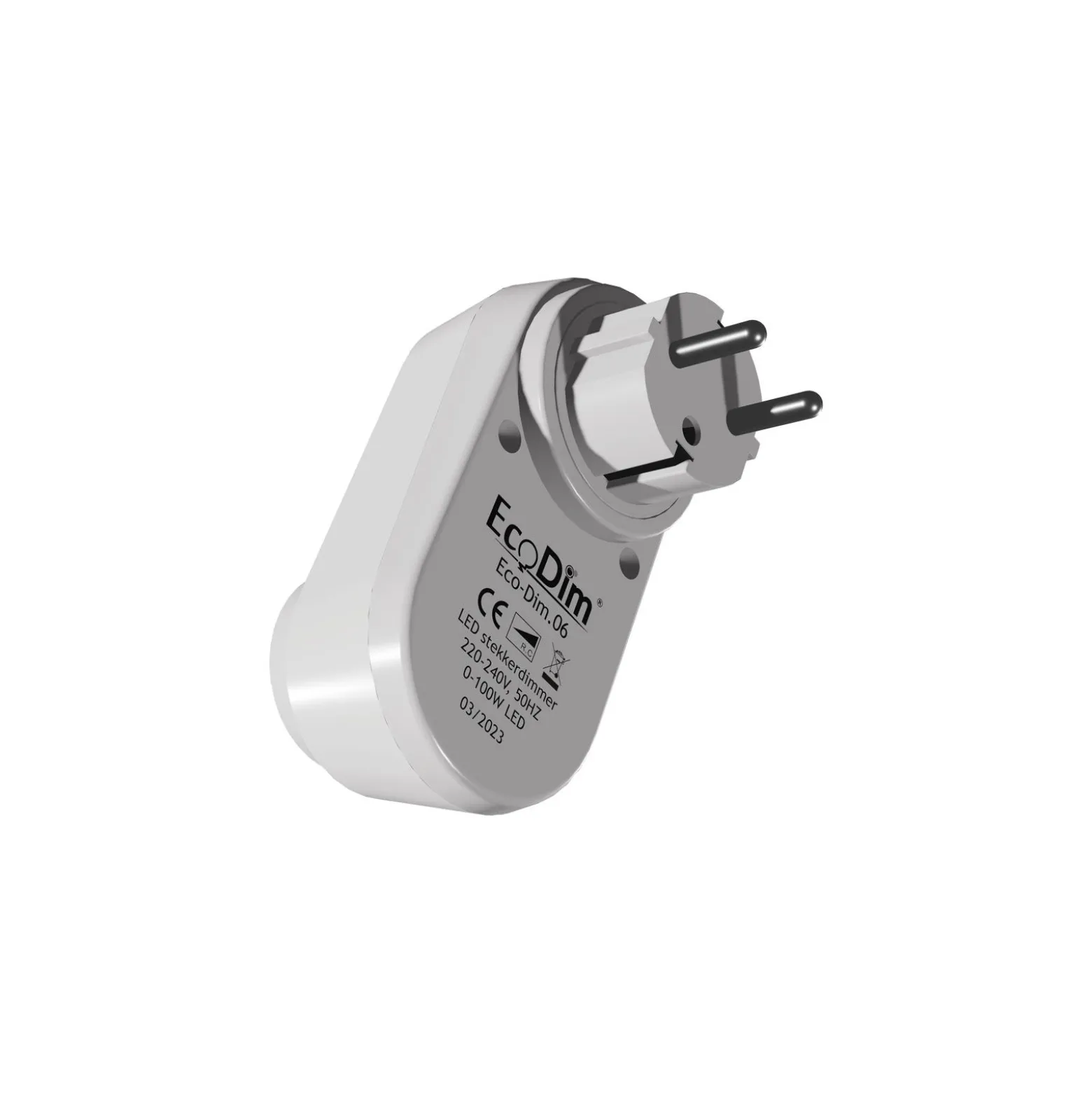 EcoDim.06 LED Dimmer Strömkontakt 0-100W (RC)