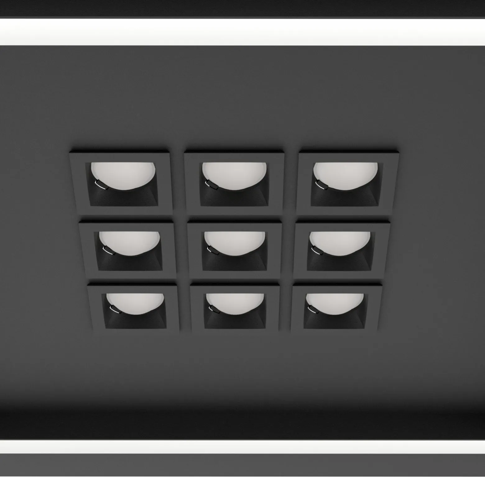 Eglo Taklampa Balazote Stål Svart 245W 4045lm - 827-865 Justerbar Vit | Dimbar