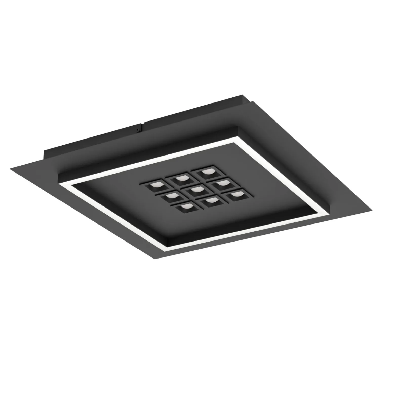 Eglo Taklampa Balazote Stål Svart 245W 4045lm - 827-865 Justerbar Vit | Dimbar