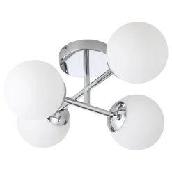 Eglo Taklampa Castrovido Stål Krom 42W 1880lm - 827 Extra Varm Vit | IP44