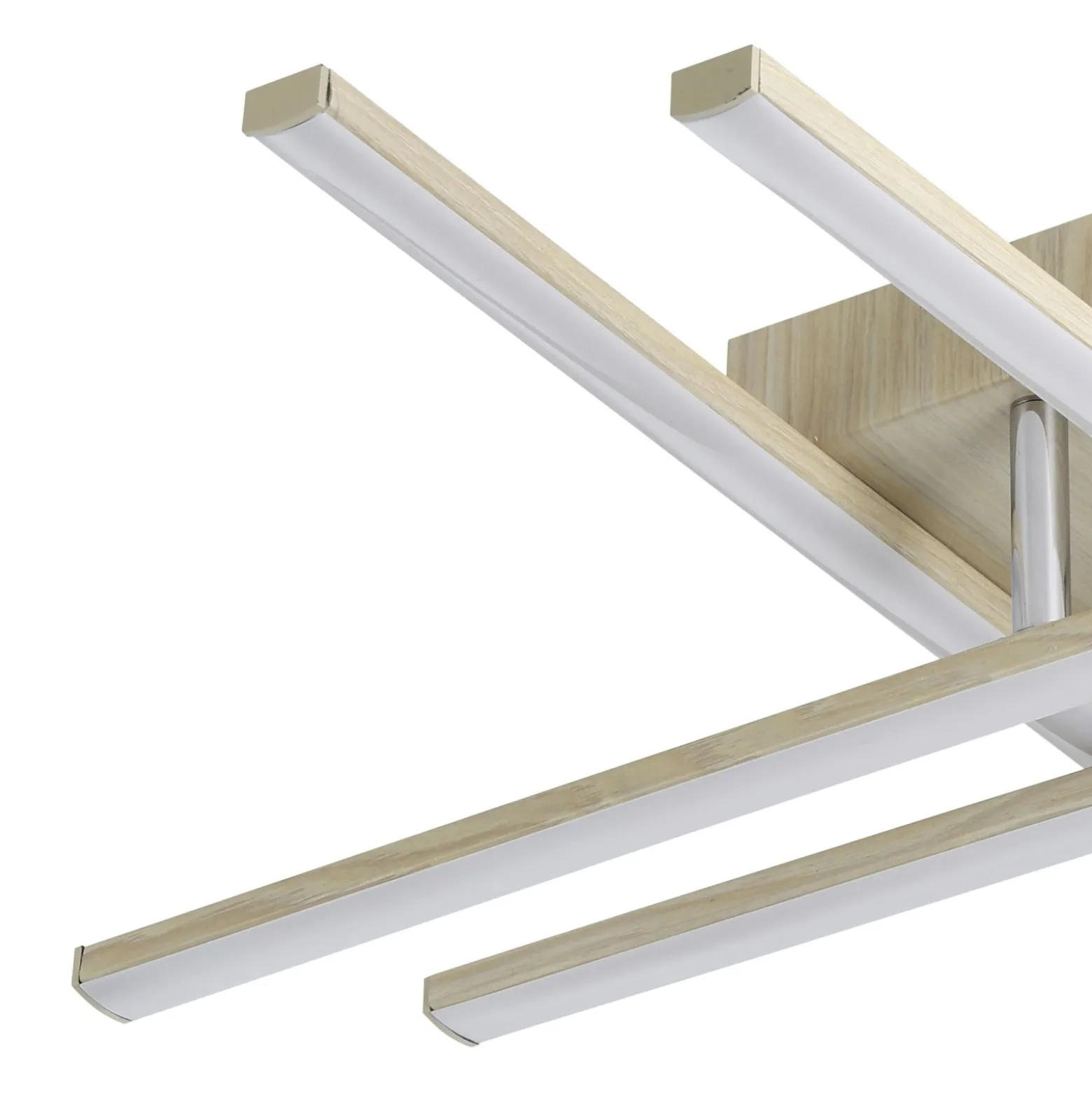 Eglo Taklampa Lasana 4 Stål Aluminium Trä 205W 2500lm - 830 Varm Vit