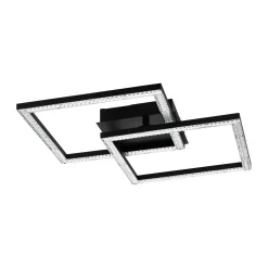 Eglo Taklampa Lejias Stål Svart 21W 3050lm - 830 Varm Vit