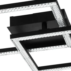 Eglo Taklampa Lejias Stål Svart 21W 3050lm - 830 Varm Vit