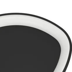 Eglo Taklampa Loretello Plast Stål Svart Vit 12W 1440lm - 827-865 Justerbar Vit | 350mm - Dimbar