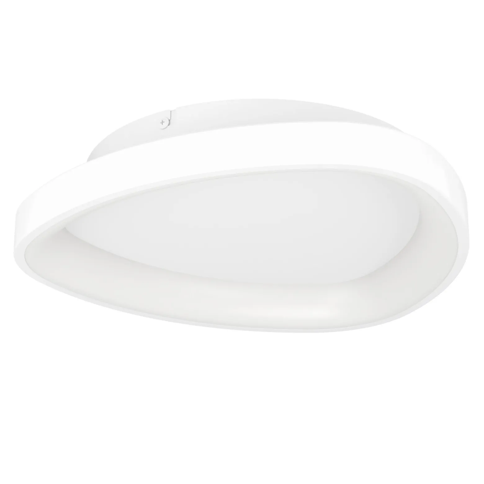 Eglo Taklampa Loretello Plast Stål Vit 12W 1440lm - 827-865 Justerbar Vit | 350mm - Dimbar