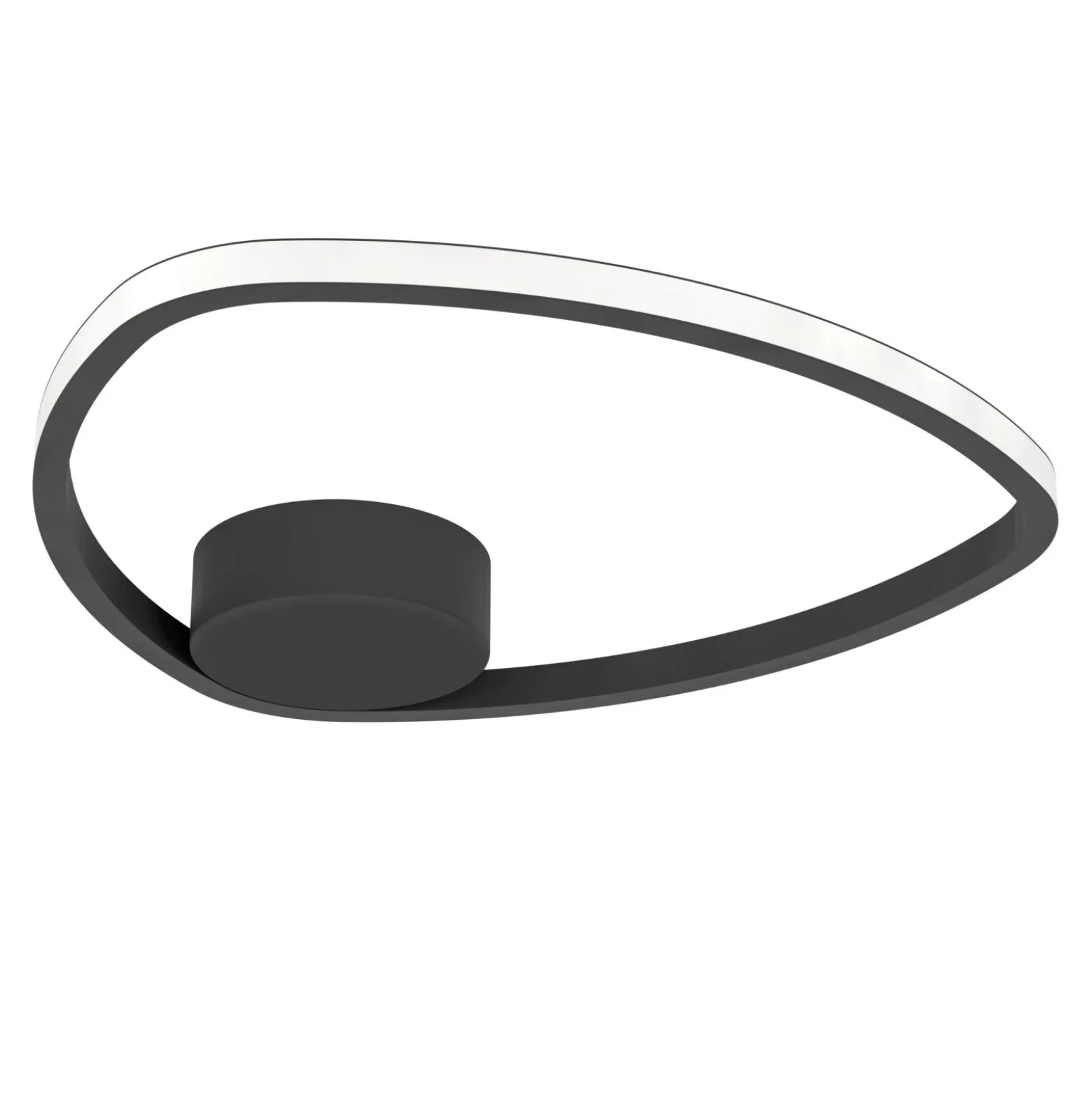 Eglo Taklampa Moschella Stål Aluminium Svart 97W 1500lm - 827-865 Justerbar Vit | 375mm