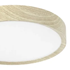 Eglo Taklampa Musurita Plast Stål Trä 146W 1600lm - 830 Varm Vit | 340mm - IP44