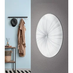 Eglo Taklampa Nieves Stål Vit 10W 1100lm - 830 Varm Vit | 310mm