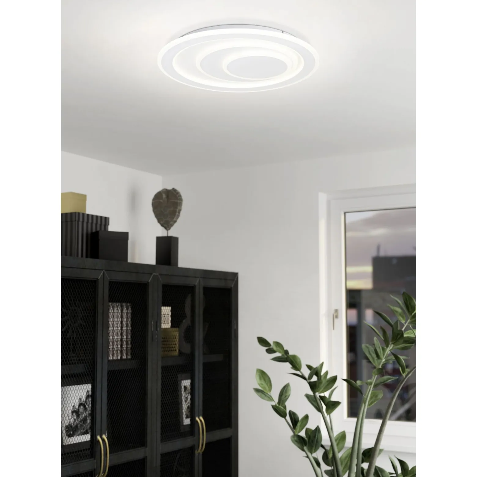Eglo Taklampa Palagiano 1 Stål Vit 21W 3200lm - 840 Kallvit | 480mm