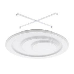 Eglo Taklampa Palagiano 1 Stål Vit 21W 3200lm - 840 Kallvit | 480mm