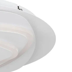 Eglo Taklampa Palagiano Stål Vit 21W 3100lm - 840 Kallvit | 380mm