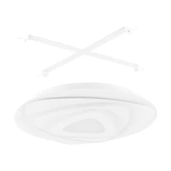 Eglo Taklampa Palagiano Stål Vit 21W 3100lm - 840 Kallvit | 380mm
