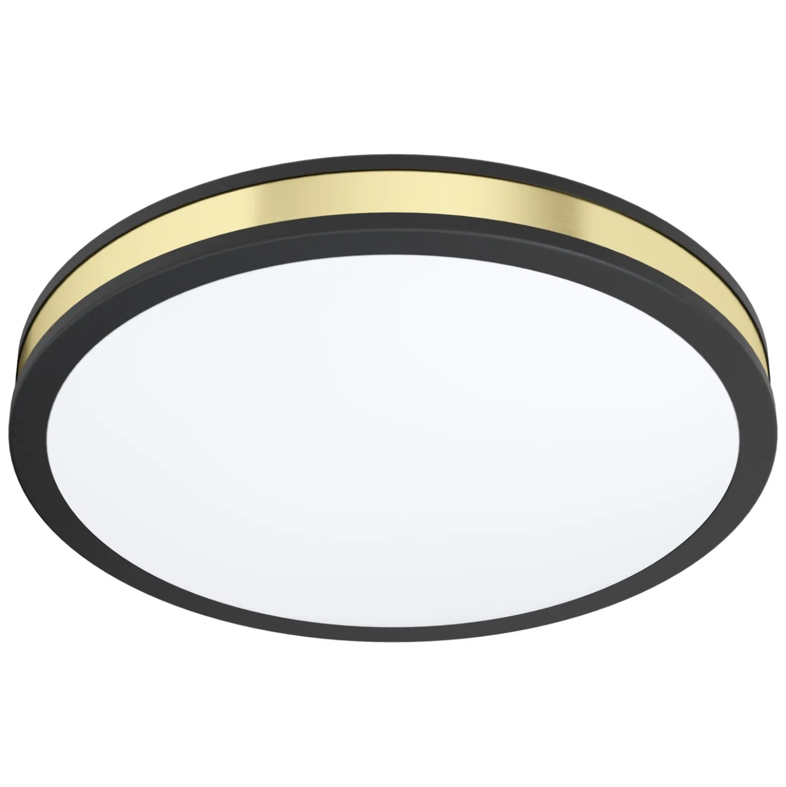 Eglo Taklampa Pescaito Stål Svart Guld 195W 2300lm - 830 Varm Vit | 380mm