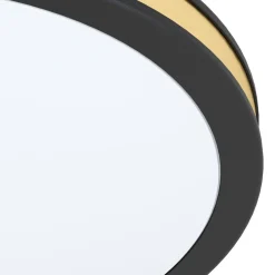 Eglo Taklampa Pescaito Stål Svart Guld 10W 1100lm - 830 Varm Vit | 280mm