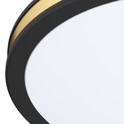 Eglo Taklampa Pescaito Stål Svart Guld 10W 1100lm - 830 Varm Vit | 280mm