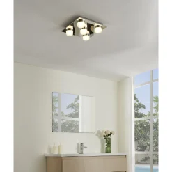 Eglo Taklampa Romendo 1 Stål Krom 54W 3750lm - 830 Varm Vit | IP44 - Dimbar