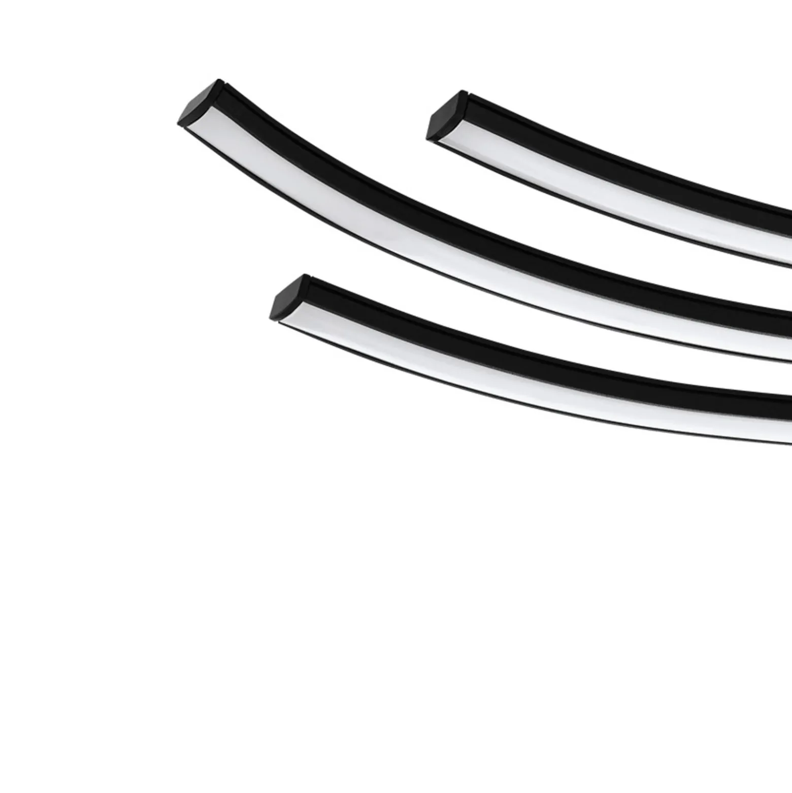 Eglo Taklampa Roncade 1 Stål Aluminium Svart 37W 4700lm - 830 Varm Vit