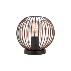 Eglo Bordslampa Almanzora Stål Svart Koppar | IP20 - Passande för 1x E27