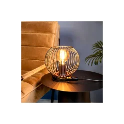Eglo Bordslampa Almanzora Stål Svart Koppar | IP20 - Passande för 1x E27