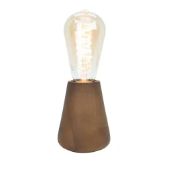 Eglo Bordslampa Asby Trä Brun | Passande För 1x E27