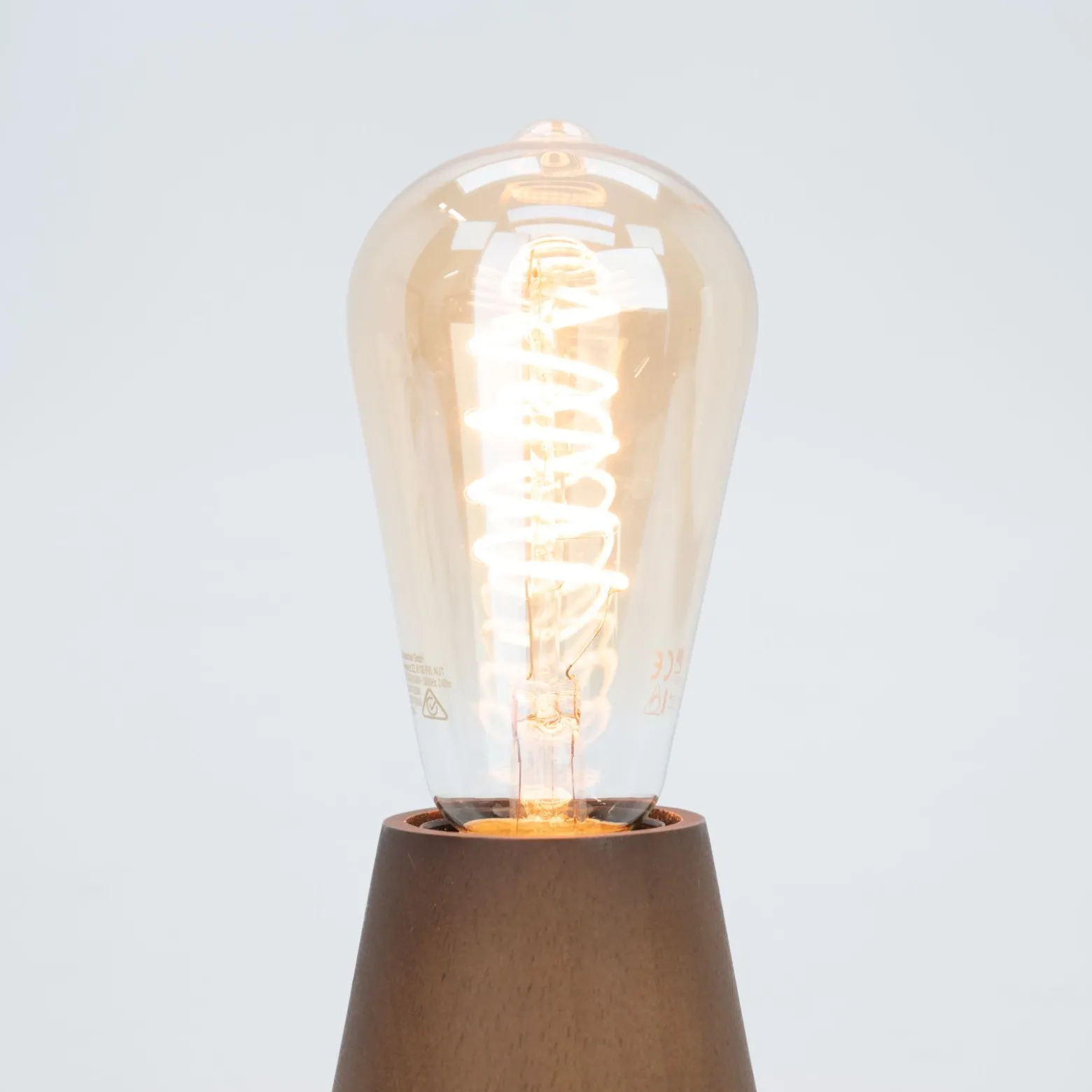 Eglo Bordslampa Asby Trä Brun | Passande För 1x E27