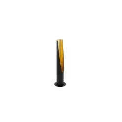 Eglo Bordslampa Barbotto Stål Svart, Guld 4.5W 345lm - 830 Varm Vit | Passande för 1x GU10