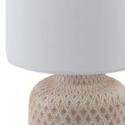 Eglo Bordslampa Bellariva Ceramic Vit | Passande För 1x E14