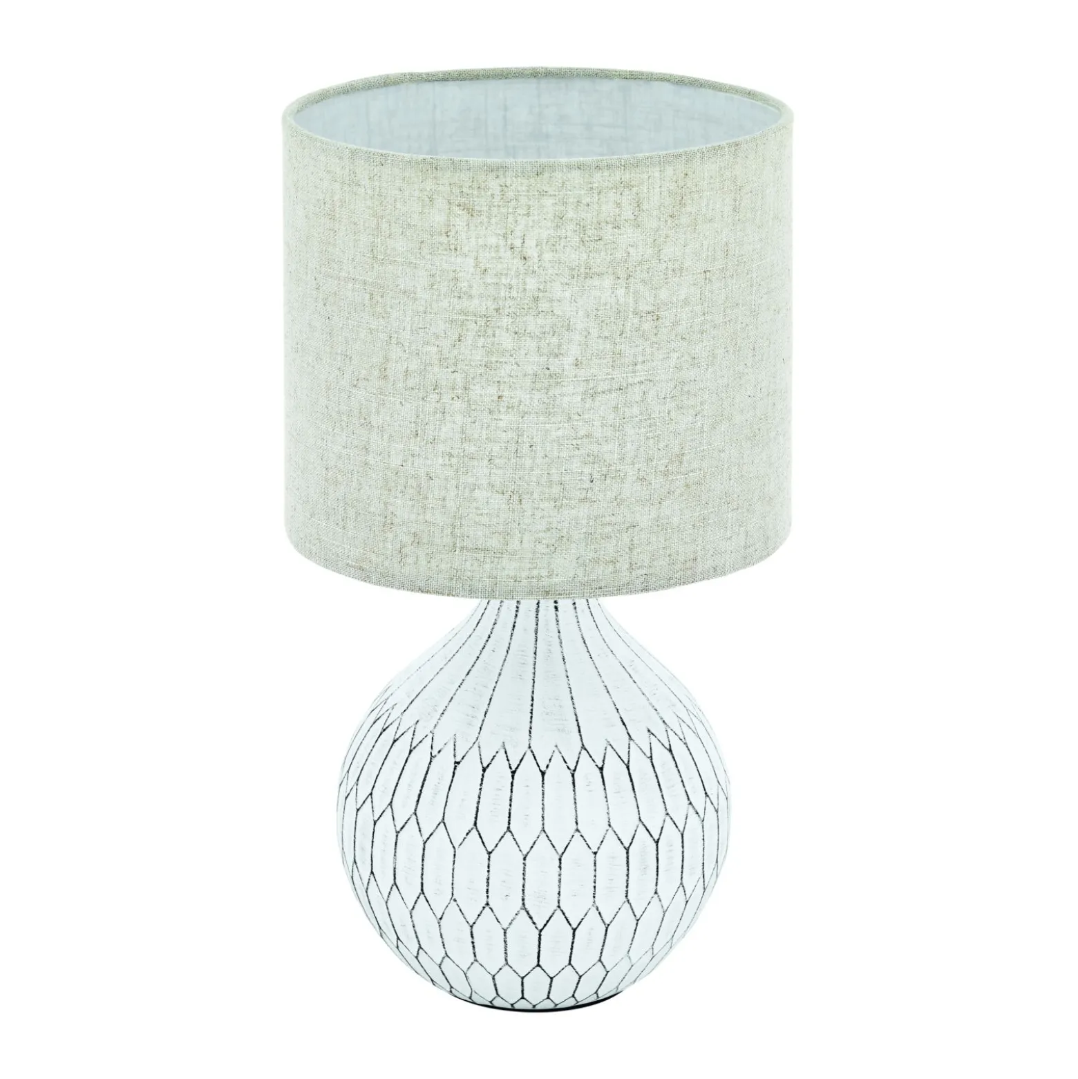 Eglo Bordslampa Bellariva 3 Ceramic Vit | Passande För 1x E27