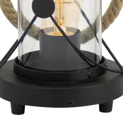 Eglo Bordslampa Bradford Stål Svart | Passande För 1x E27