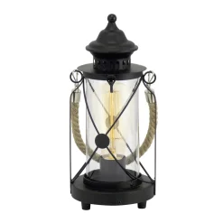Eglo Bordslampa Bradford Stål Svart | Passande För 1x E27